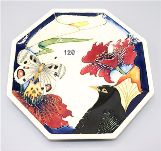 A Moorcroft 2007 artists medley dish